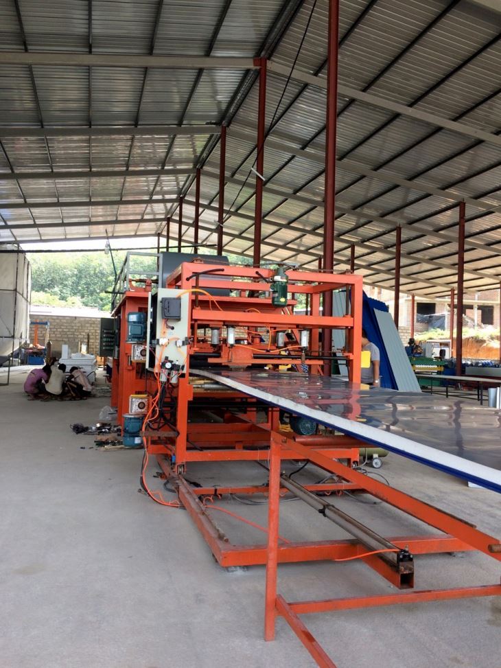 china eps sandwich panel machine factory